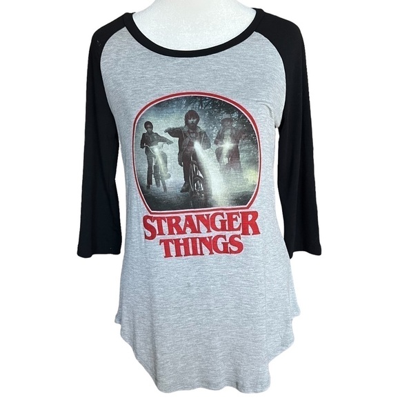 NETFLIX Stranger Things Baseball Tee - Picture 3 of 5